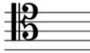 tenor clef, c clef