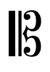 c clef, alto clef
