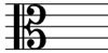 alto clef, c clef